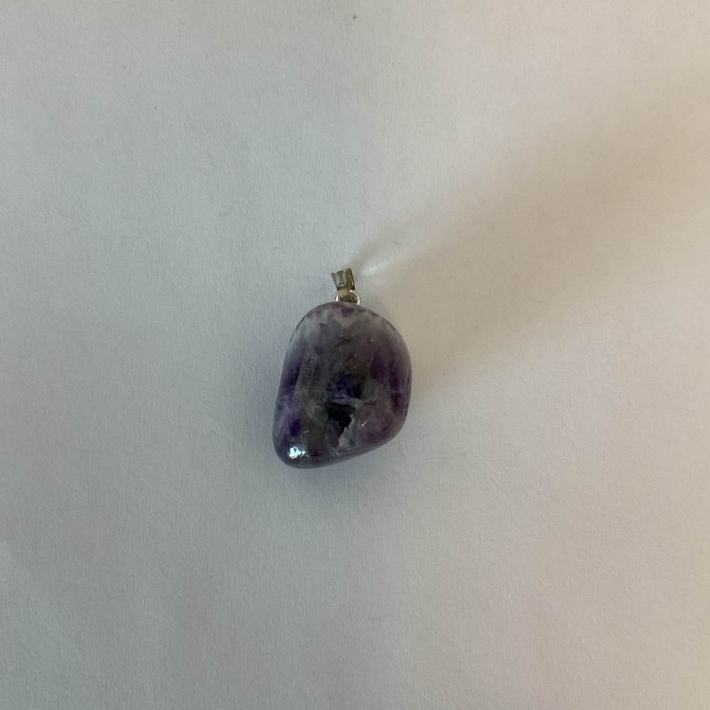 Amethyst Pendant - Purple sobriety and peace new gift giving